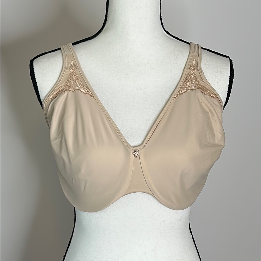 Bali Tan Full Coverage Bra with Lace Detailing, 34DDD